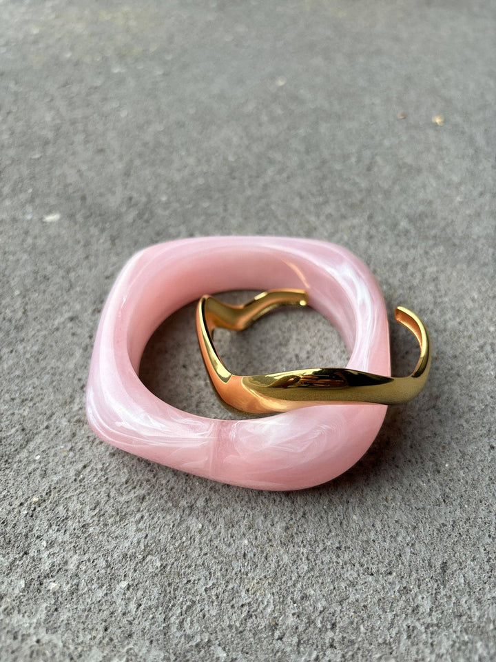 Cuff Bangle - Pink