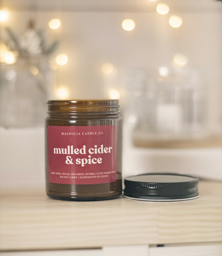 Mulled Cider & Spice Candle 8oz
