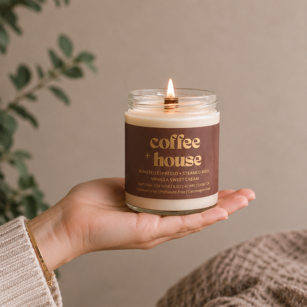 COFFEE HOUSE | 8OZ NON TOXIC SOY CANDLE