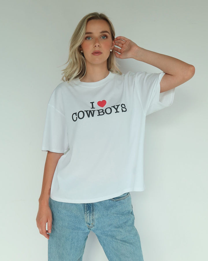 I ♡ Cowboys Boxy Tee