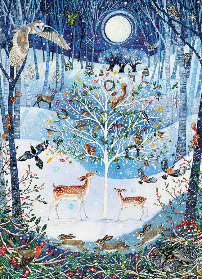 Cobble Hill Holiday Puzzle - Winter Woodland