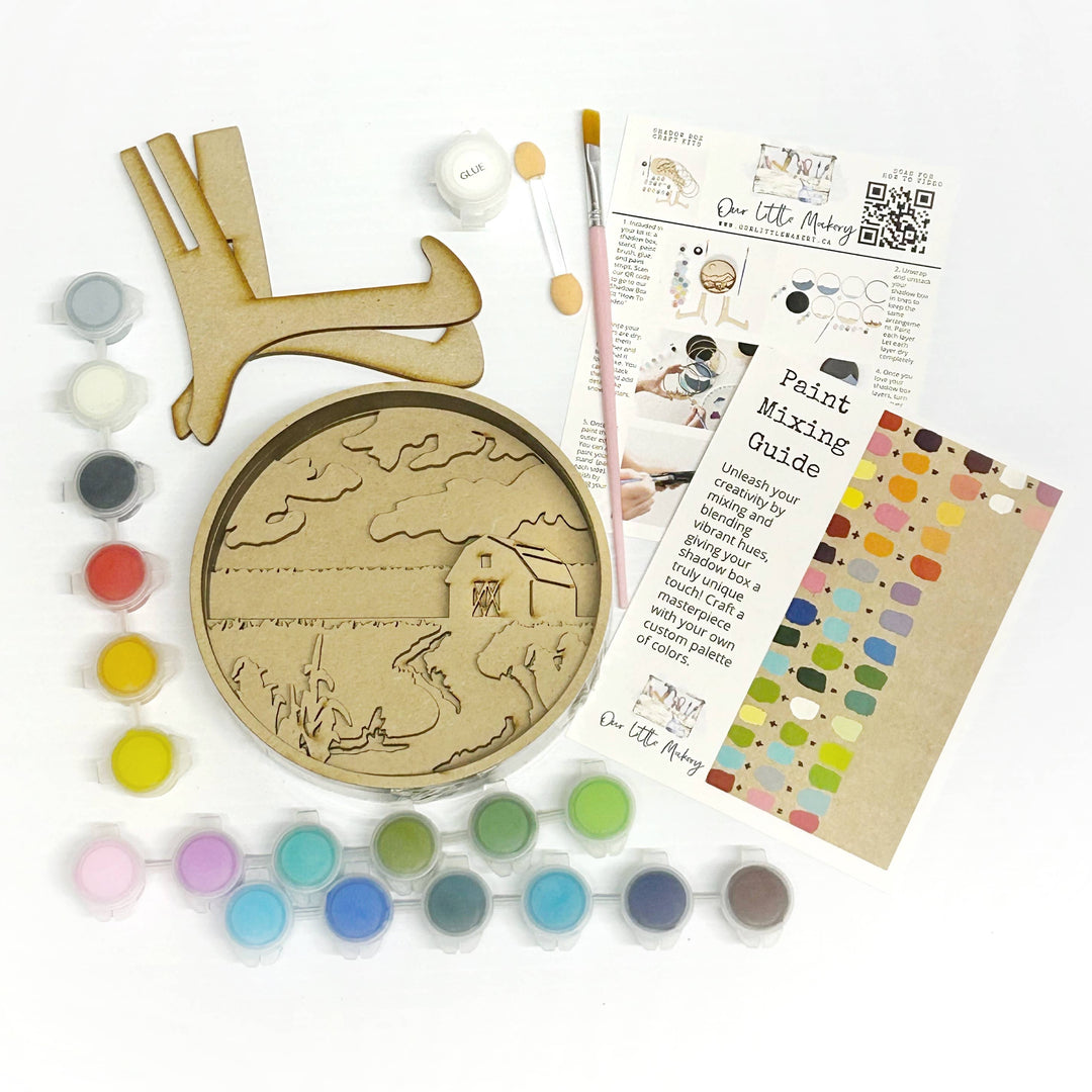 Grain Elevator Shadow Box Kit
