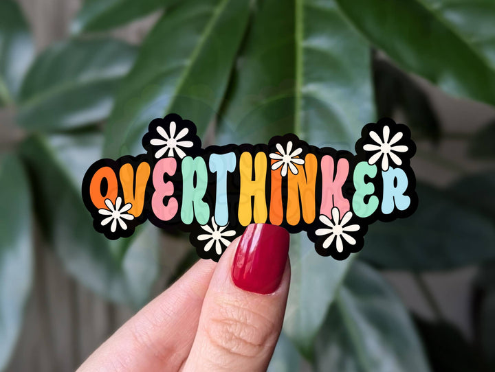 Overthinker Vinyl Sticker