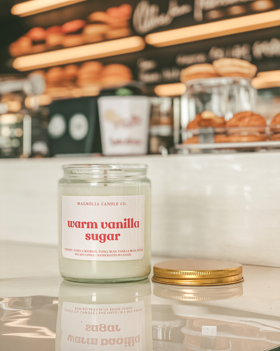 Warm Vanilla Sugar Candle 8oz