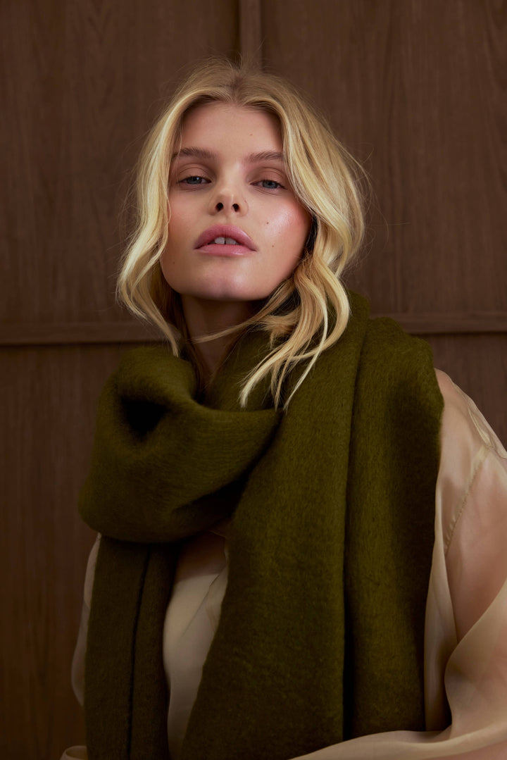 The Reykjavik Scarf - 100% Recycled - Sea Kelp