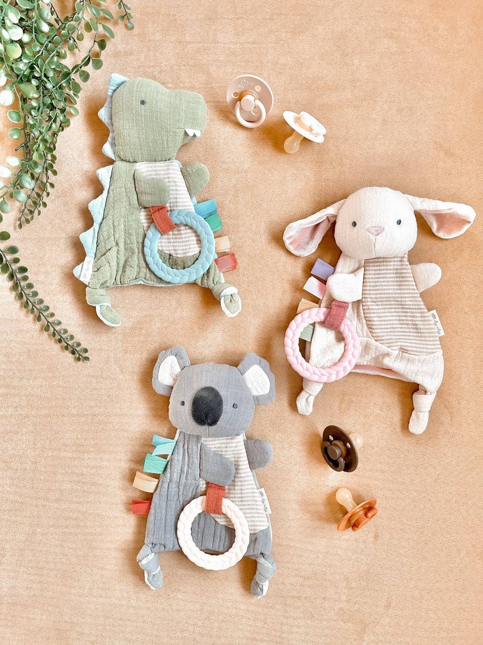 Bitzy Crinkle™ Sensory Toy With Teether: Fox