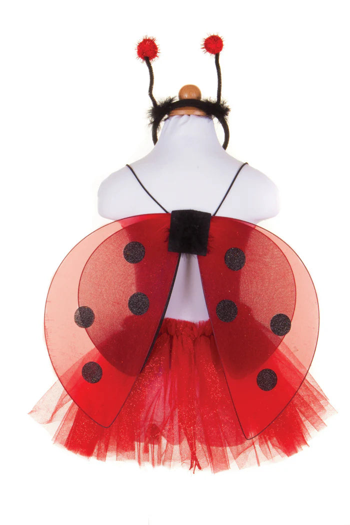 Glitter Ladybug Tutu with Wings + Headband