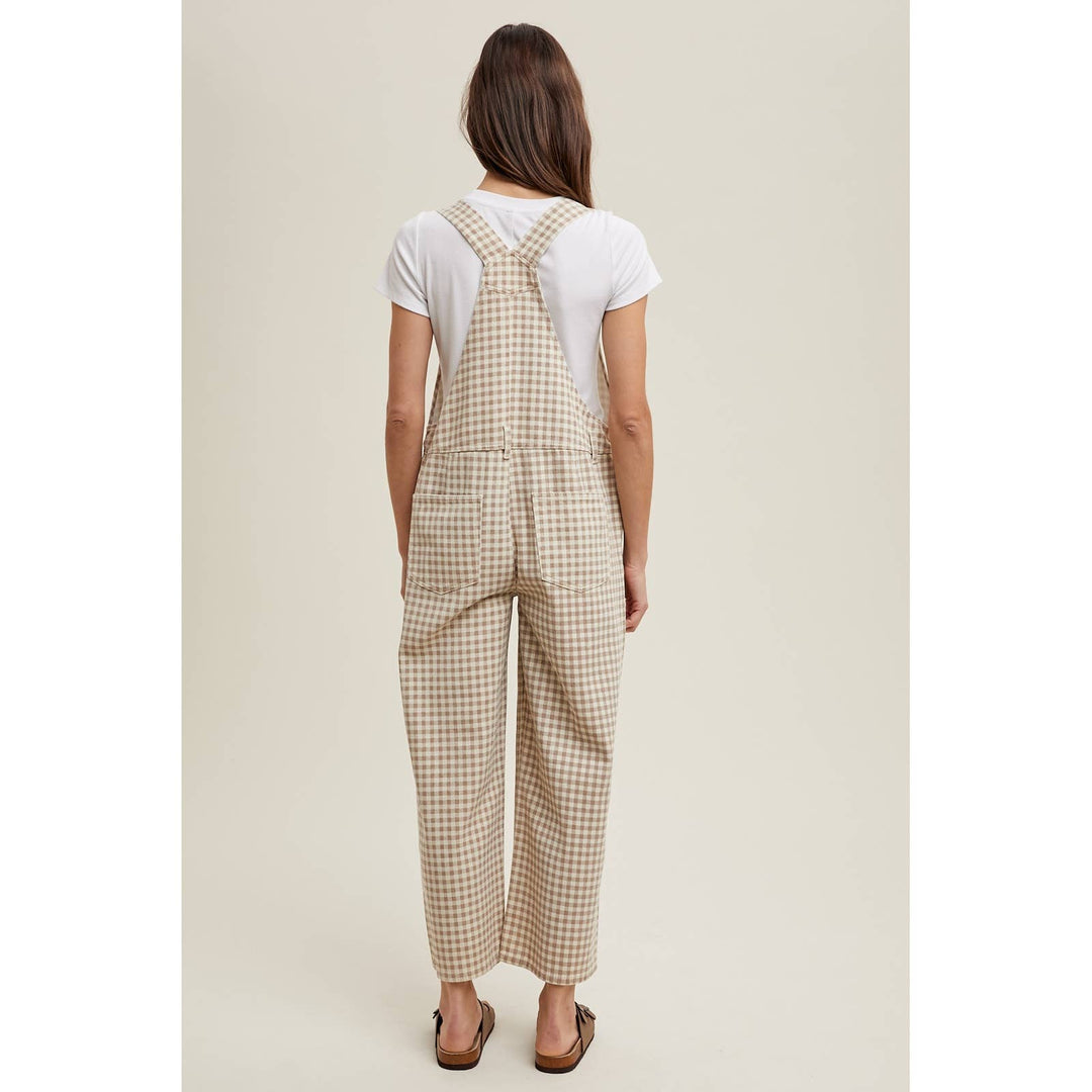 Gingham Denim Overall