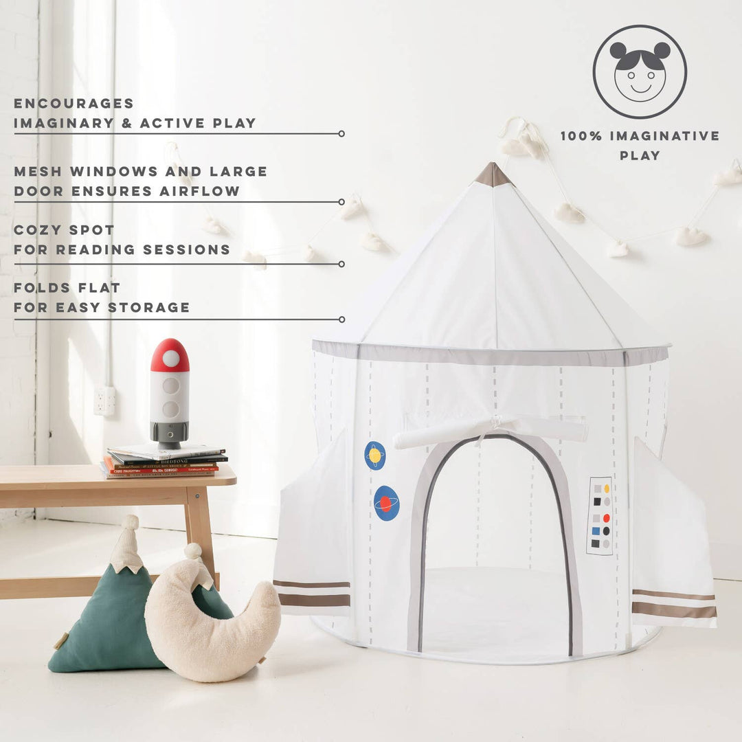 Kids Rocket Tent - Indoor Kids Space Play Tent