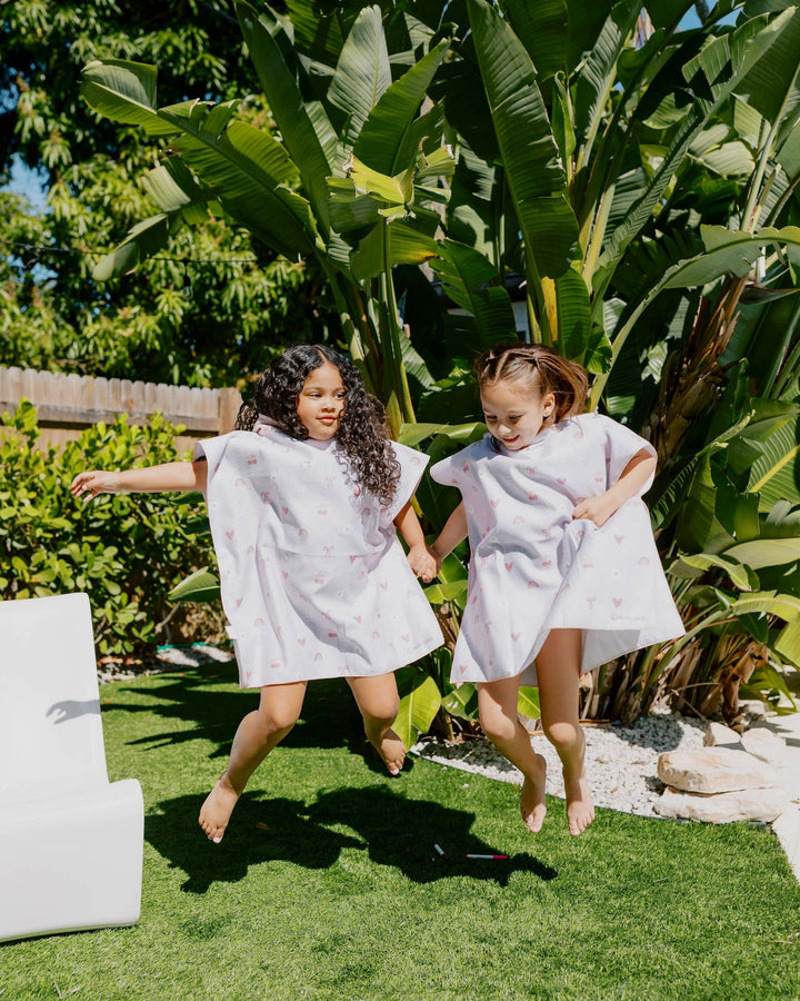 Kids Hooded Beach Poncho - Surf Paradise