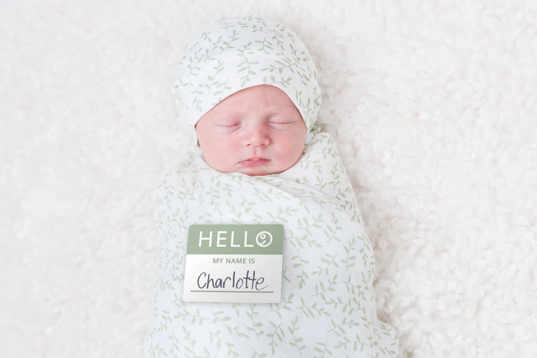 Hello World Newborn Set – Greenery