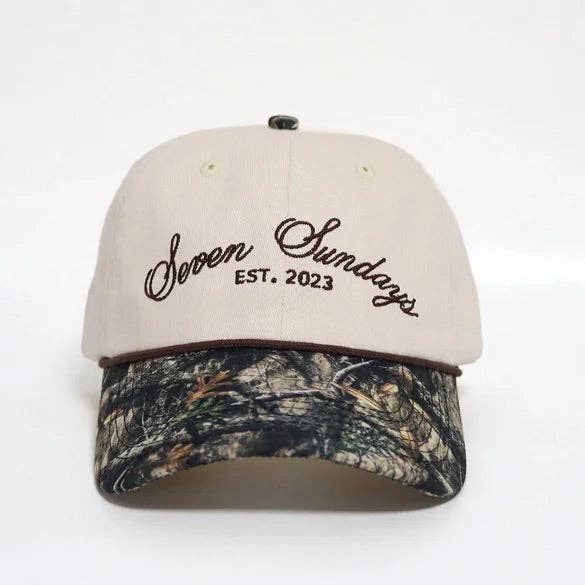Dad Hat - Camo/White: Regular - 58 cm
