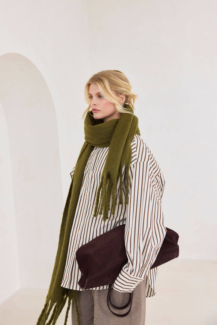 The Reykjavik Scarf - 100% Recycled - Sea Kelp