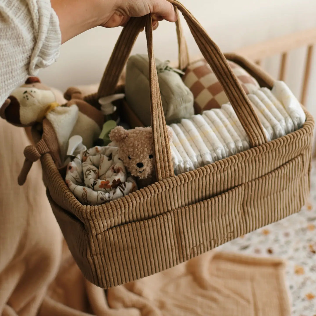 Diaper Caddy- Almond
