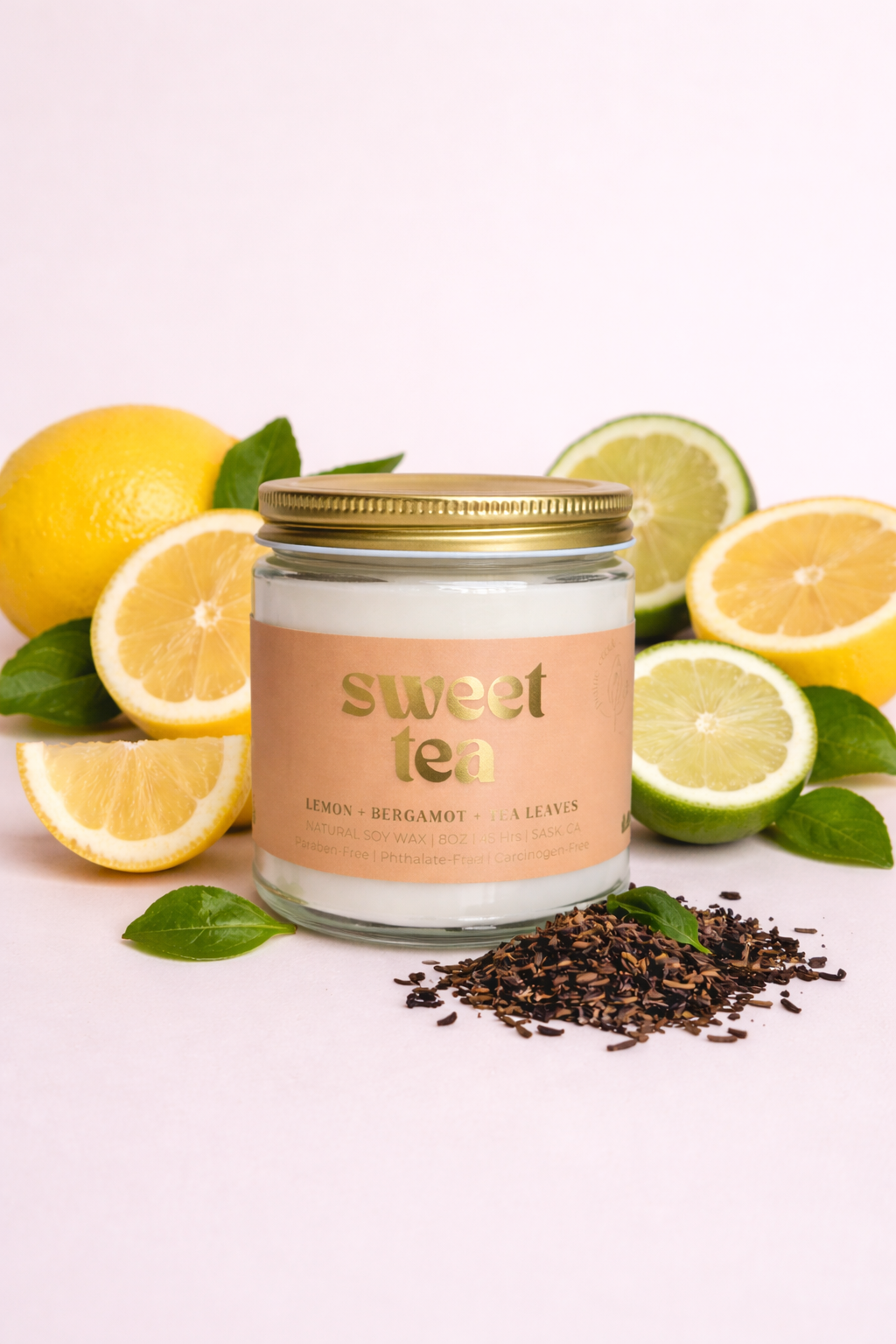 SWEET TEA | NON TOXIC SOY WAX CANDLE