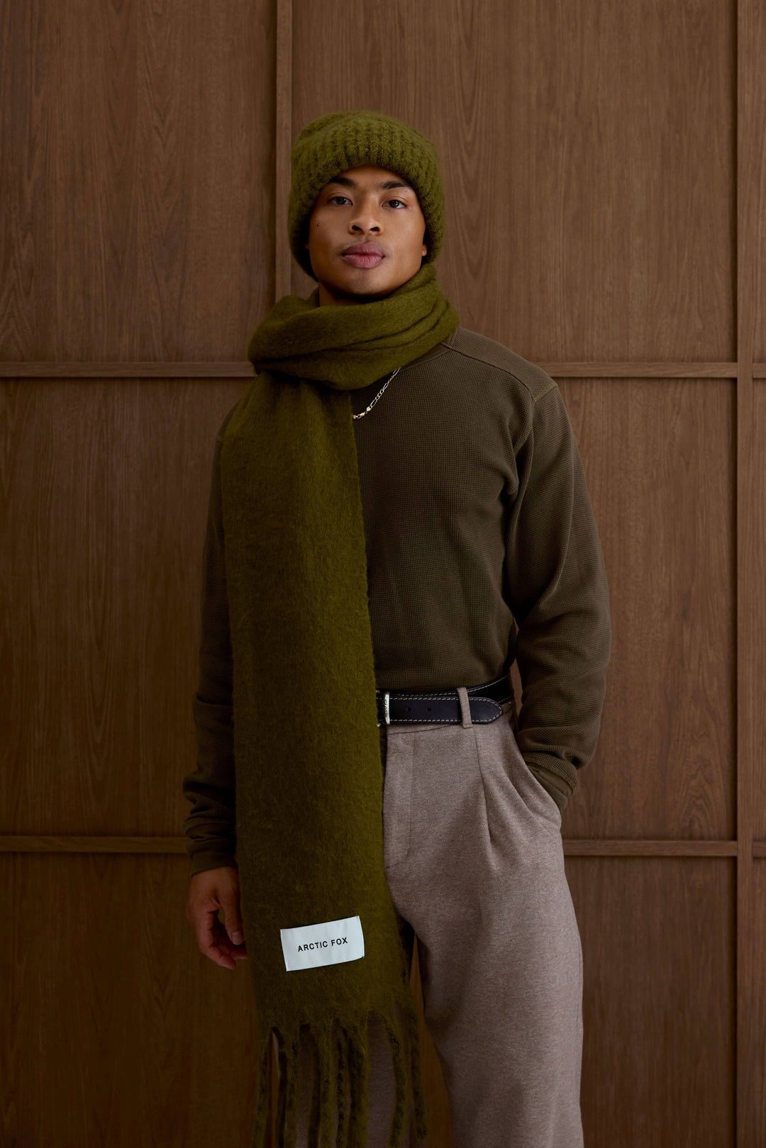 The Reykjavik Scarf - 100% Recycled - Sea Kelp