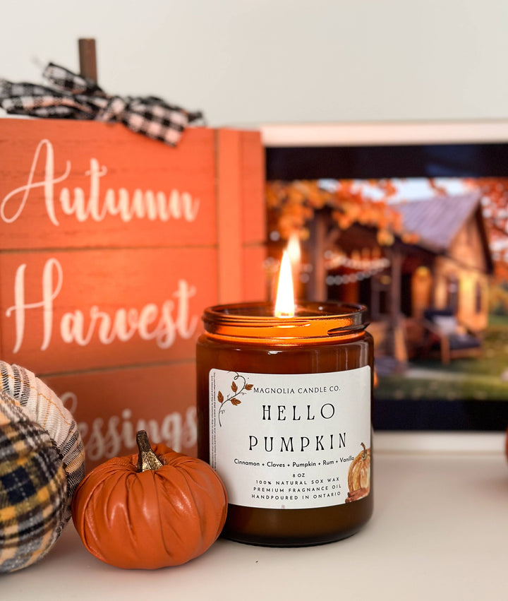 Hello Pumpkin Candle 8oz