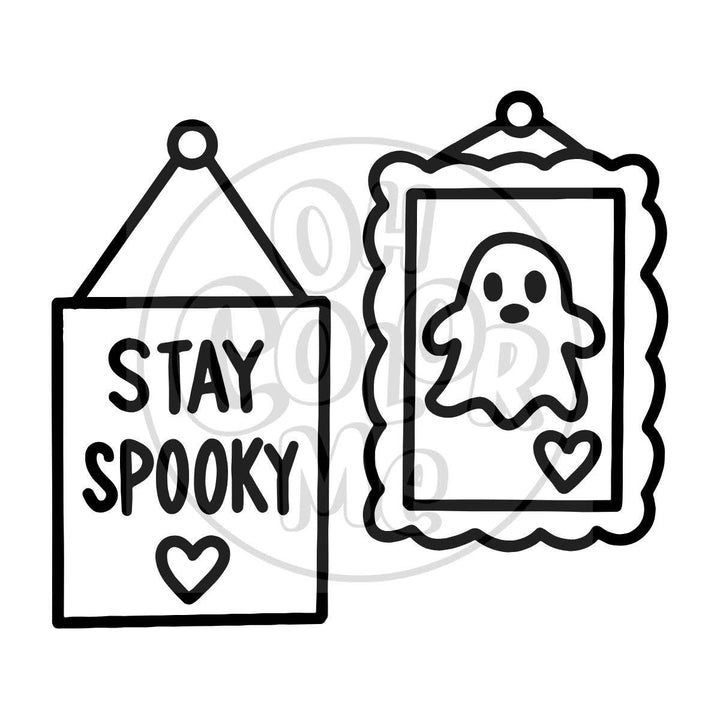 Halloween Mini Coloring Book - Spooky & Cozy
