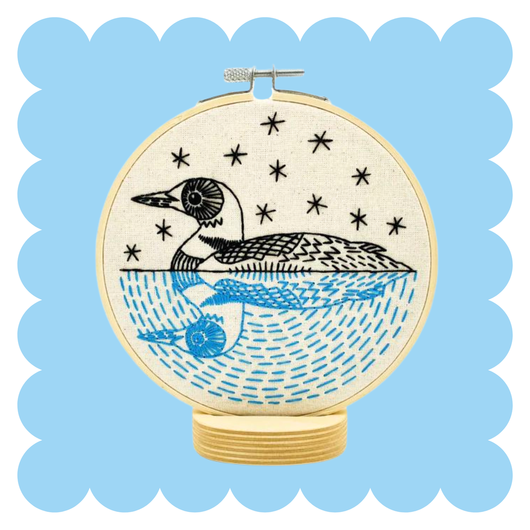 Loon Complete Embroidery Kit