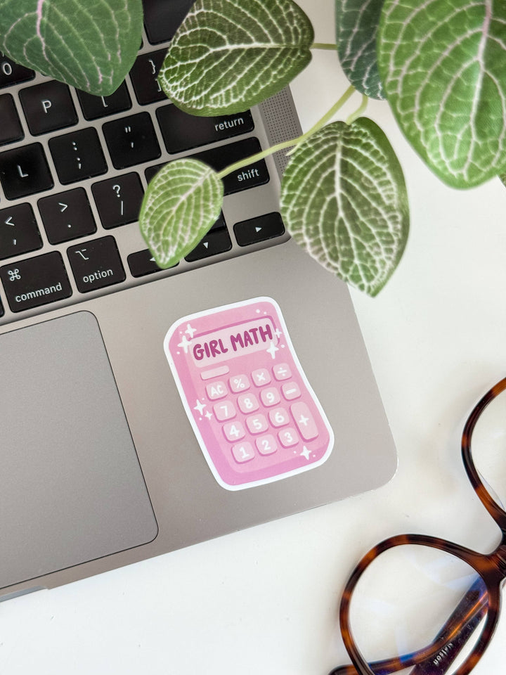 Girl Math Calculator - Vinyl Sticker