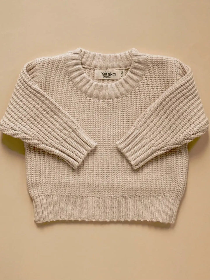 Knit Sweater- Cream