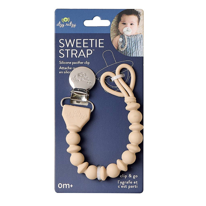 Sweetie Strap Silicone One-Piece Pacifier Clips
