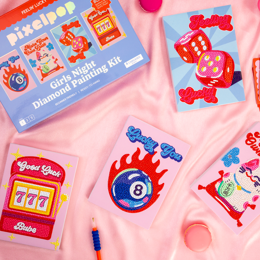 PixelPop™ Diamond Art — Girls’ Night Edition — Feelin’ Lucky