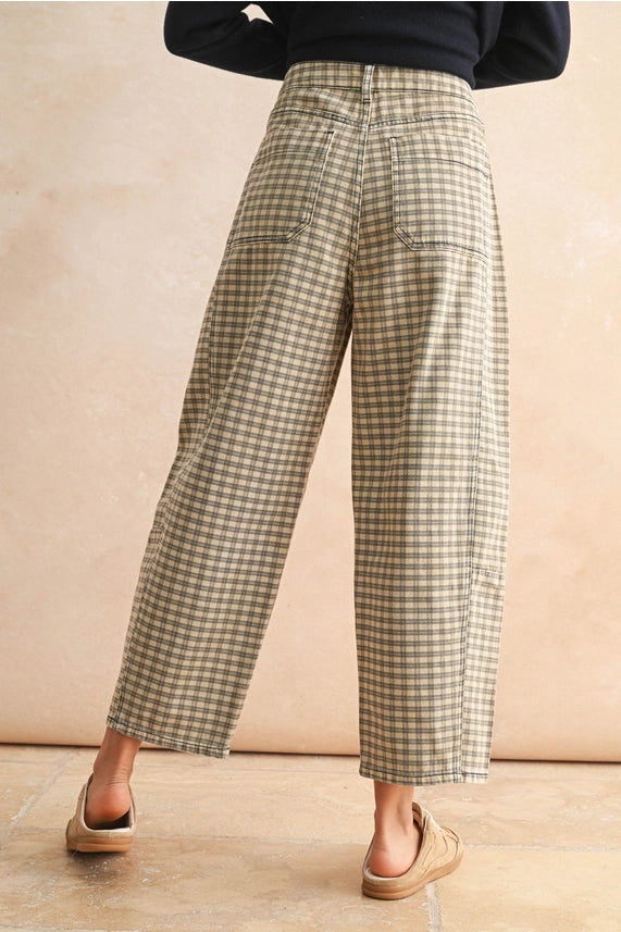 The Arc Checkered Barrel Pants