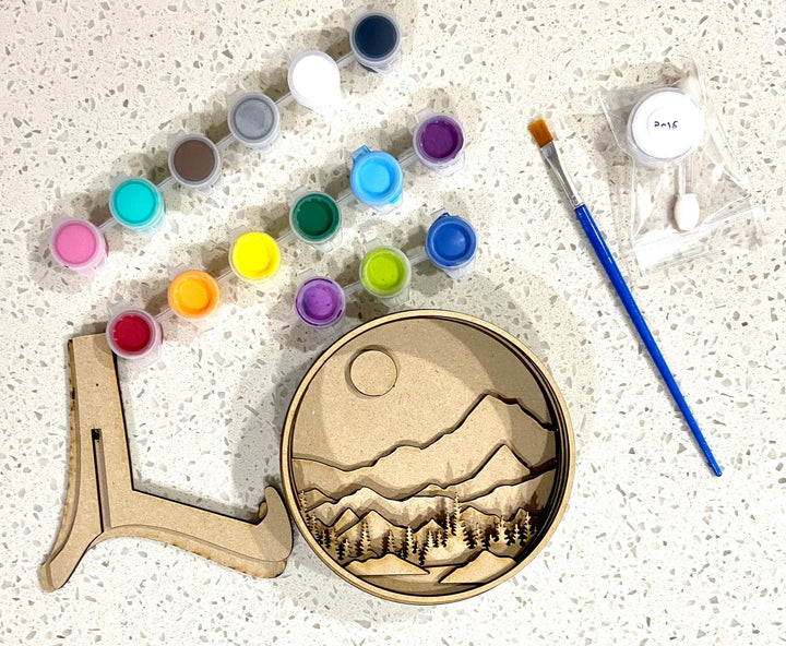 The Rocky Mountains Shadow Box Kit