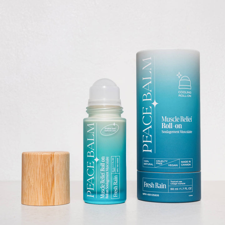 Peace Balm Fresh Rain | Muscle Relief Roll-On with Menthol