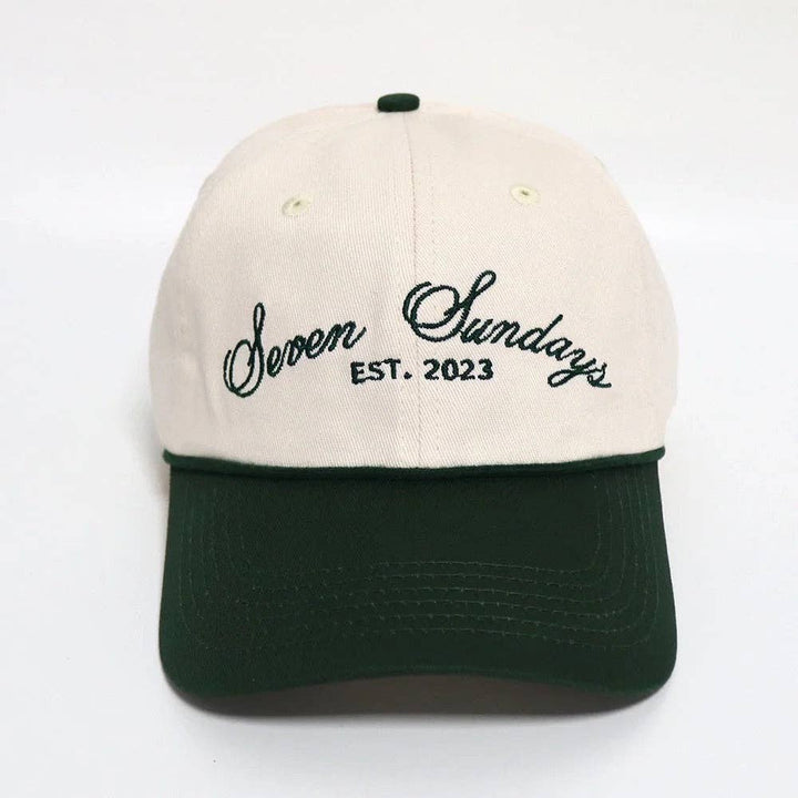 Dad Hat - Green/White