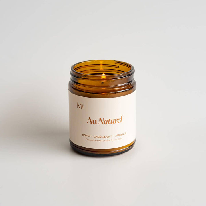 Au Naturel | Unscented Beeswax Candle