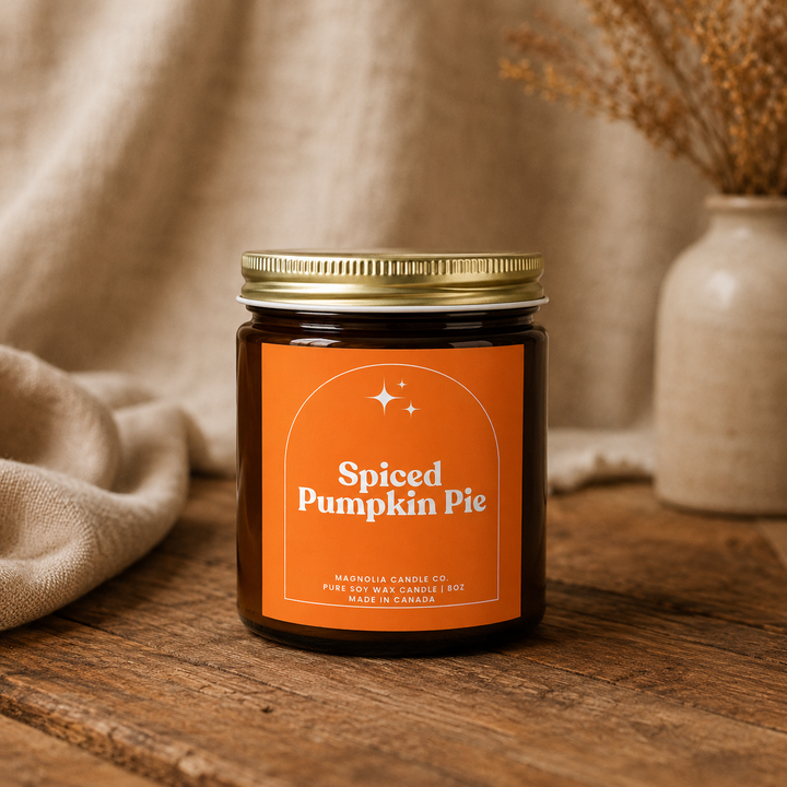 Spiced Pumpkin Pie Candle, 8oz