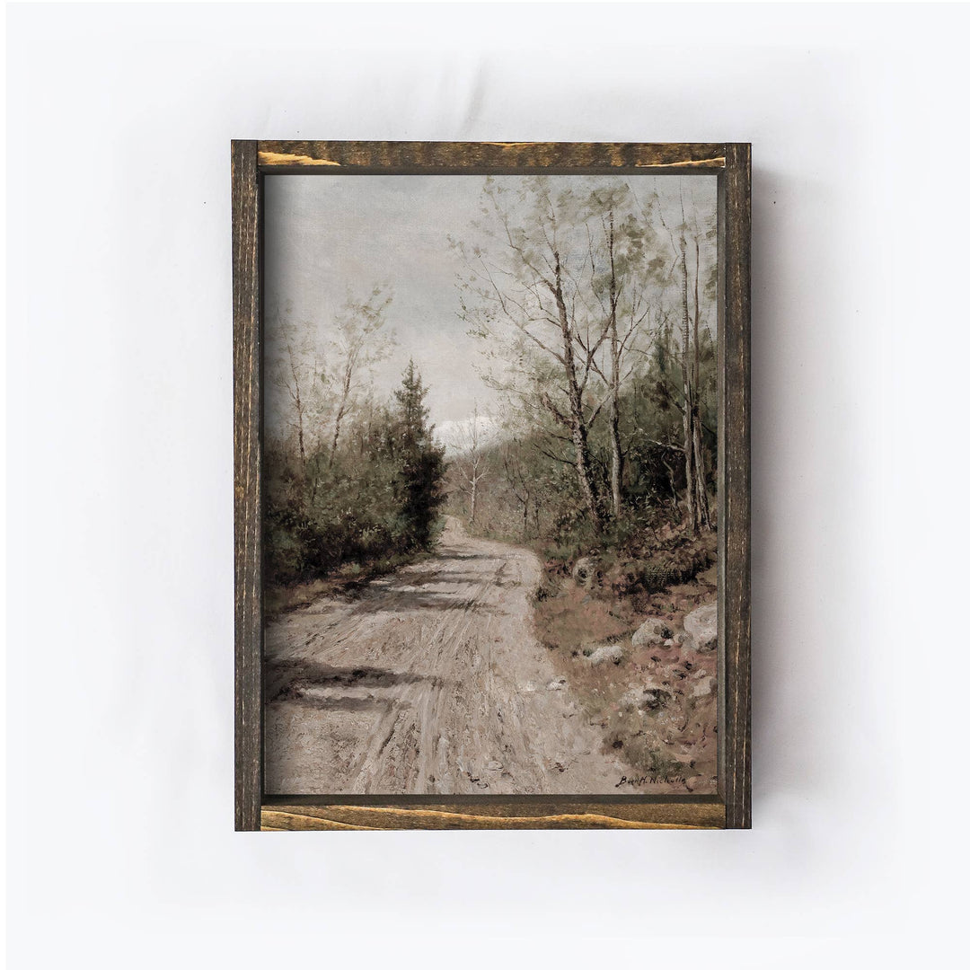 Vintage Landscape Print | Countryside Print