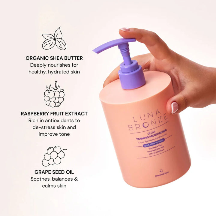 Luna Bronze - Glow Gradual Tanning Moisturizer