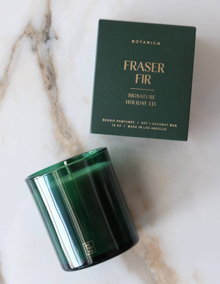 Holiday Candle: Fraser Fir, 12 oz.