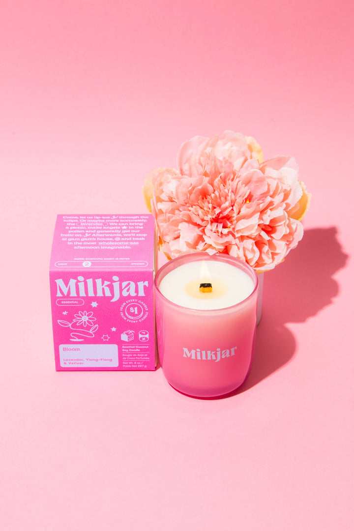 Bloom - Essential Oil Coconut Soy 8oz Candle
