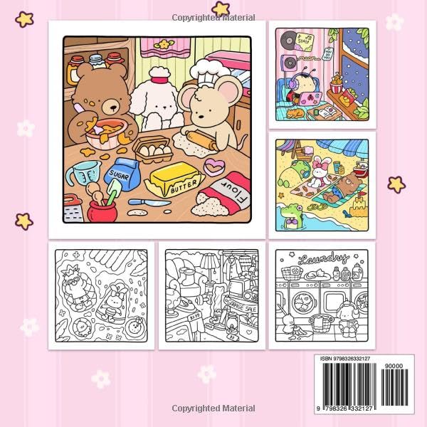 Cozy Friends Colouring Book