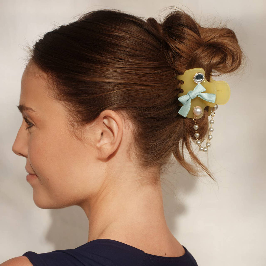 KitschPop™ Cloud Clip 7pc Set Coastal Cottage - Butter Yellow