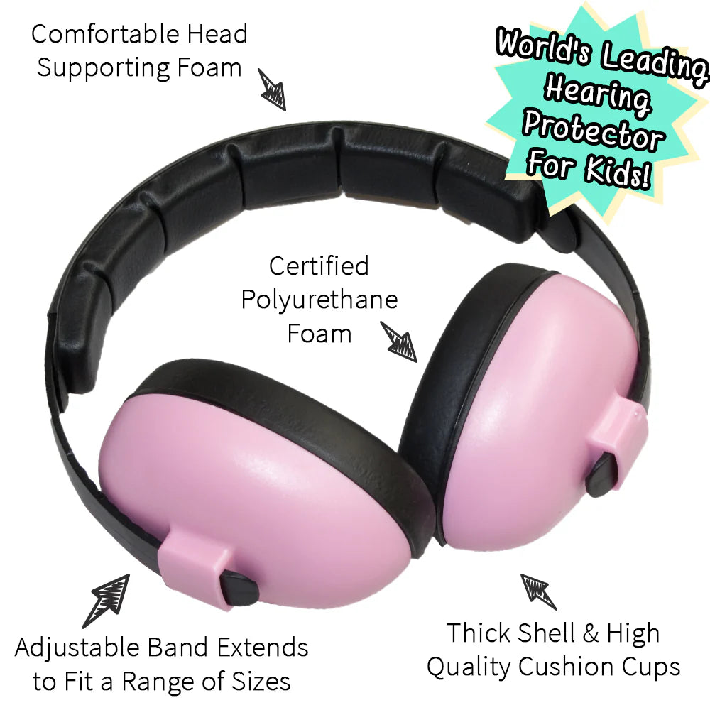 Banz Kids Earmuffs- Onyx