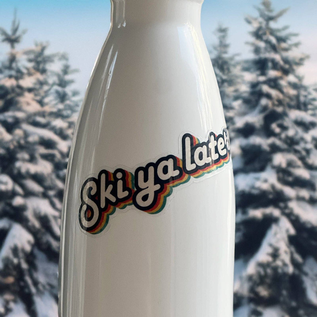 Ski Ya Later Ski Helmet Sticker