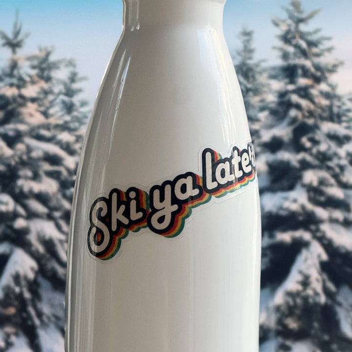 Ski Ya Later Ski Helmet Sticker