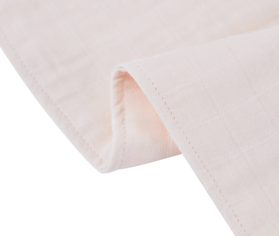 3 Pc Pack Muslin Bandana Bibs One Size- Pink