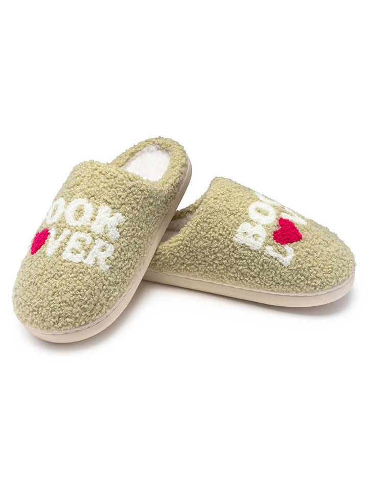 "Book Lover" Slippers: M/L