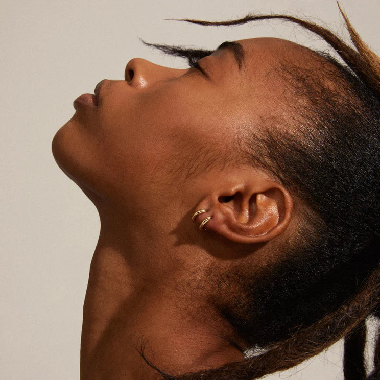 Tyra Chunky Earrings- Gold