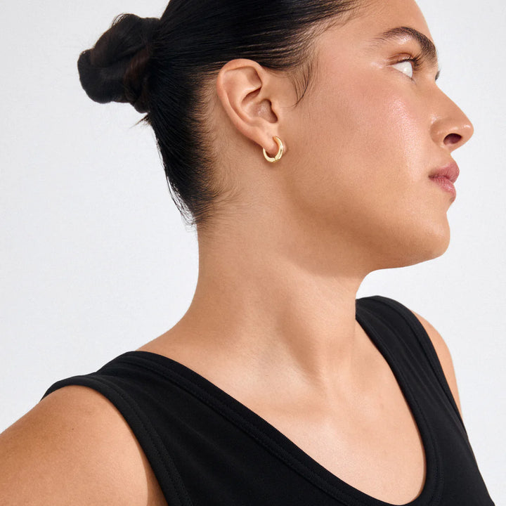 Tyra Chunky Earrings- Gold