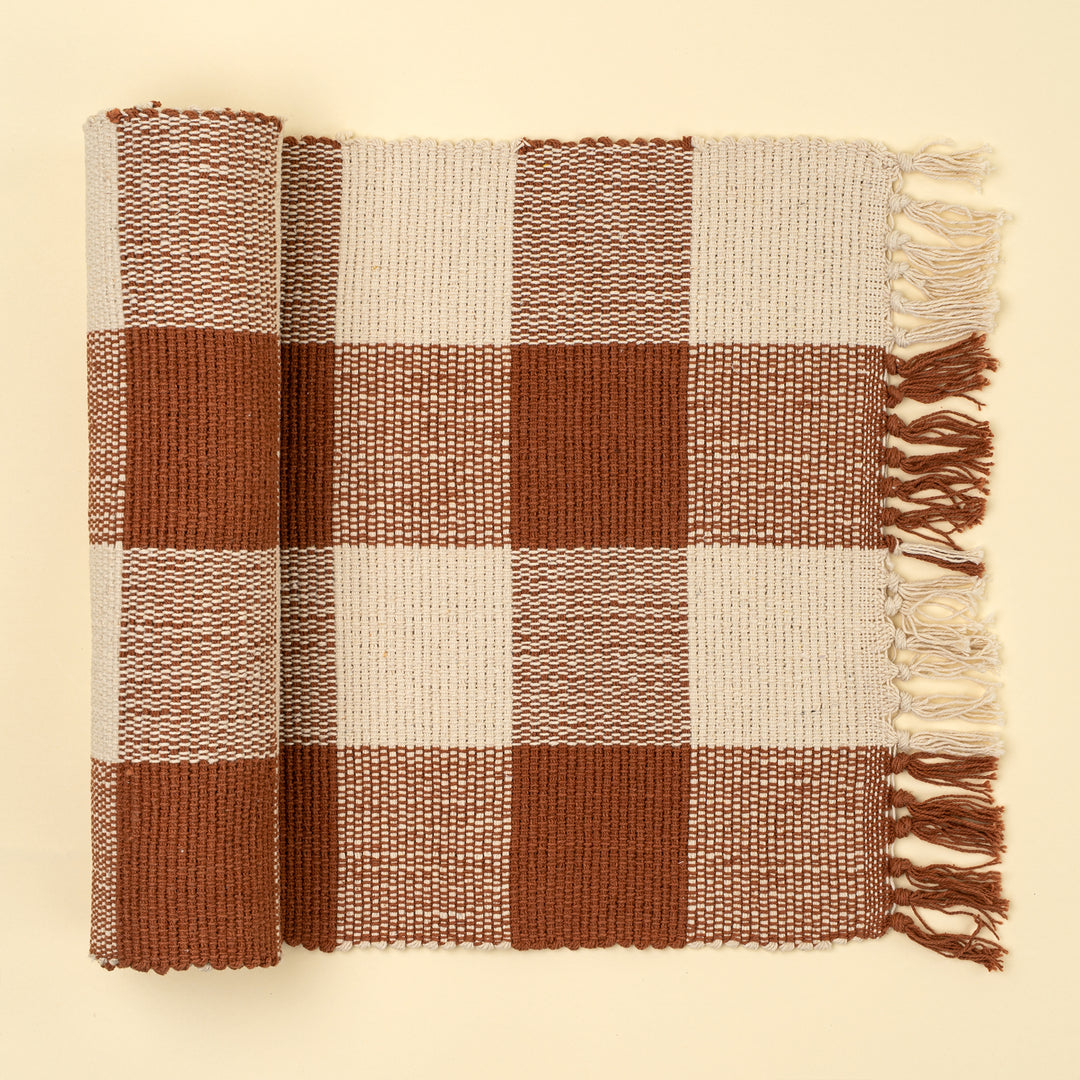 Gingham Table Runner-Sedona