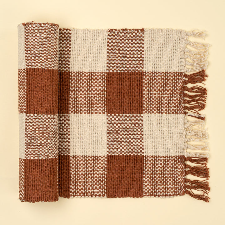 Gingham Table Runner-Sedona
