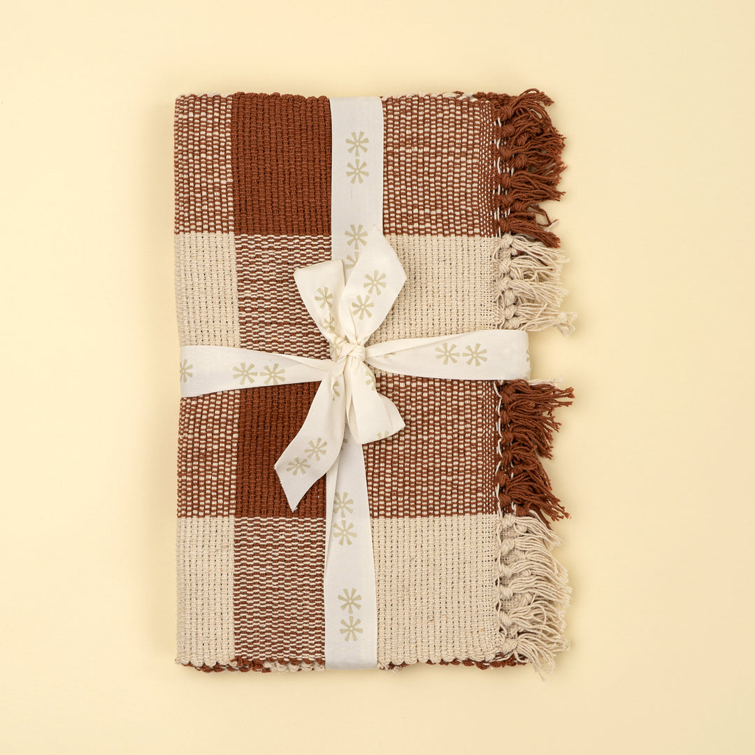 Gingham Table Runner-Sedona