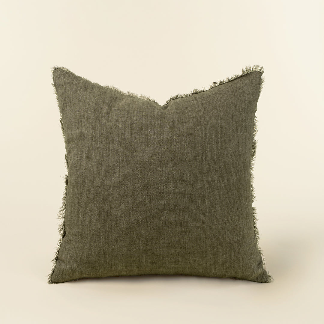 20x20 Lina Linen Pillow- Mink